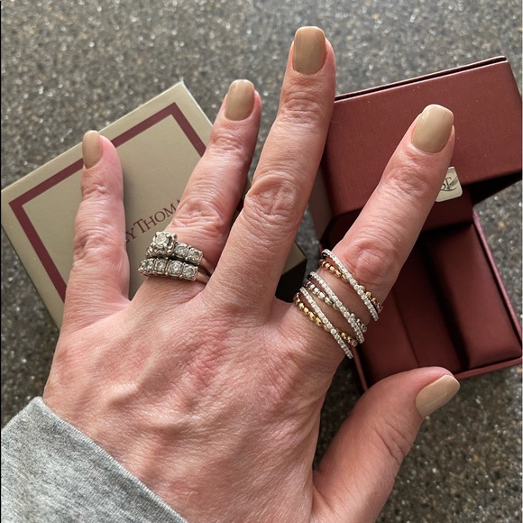 Nava-Dee 14k Yellow Gold Custom .25cw Diamond Ring - Picture 3 of 5